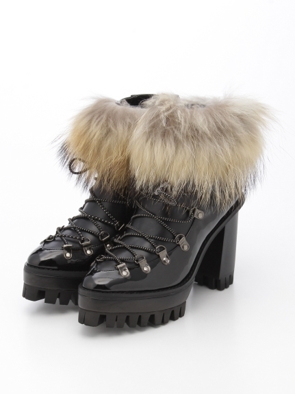 AULA (アウラ) LACE UP BOOTS FUR(BLACK HEEL).jpg