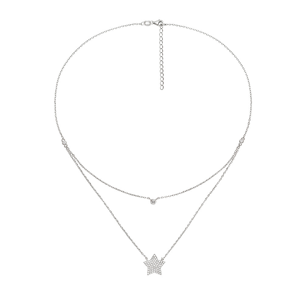 Folli Follie(フォリフォリ)FASHIONABLY SILVER STARRY SKY NECKLACE.jpg