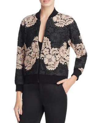 alice + olivia(アリス アンド オリビア) Felisa Lace Bomber Jacket.jpg